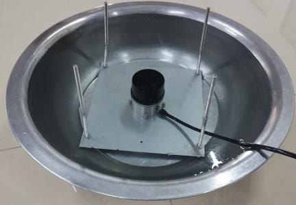 近距离小体积物体检测试验:脸盆直径约 360 mm